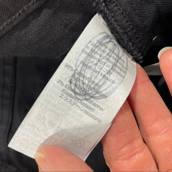 Madewell Mens Skinny Authentic Flex Jeans Classic Black Wash 34 - Picture 5 of 11